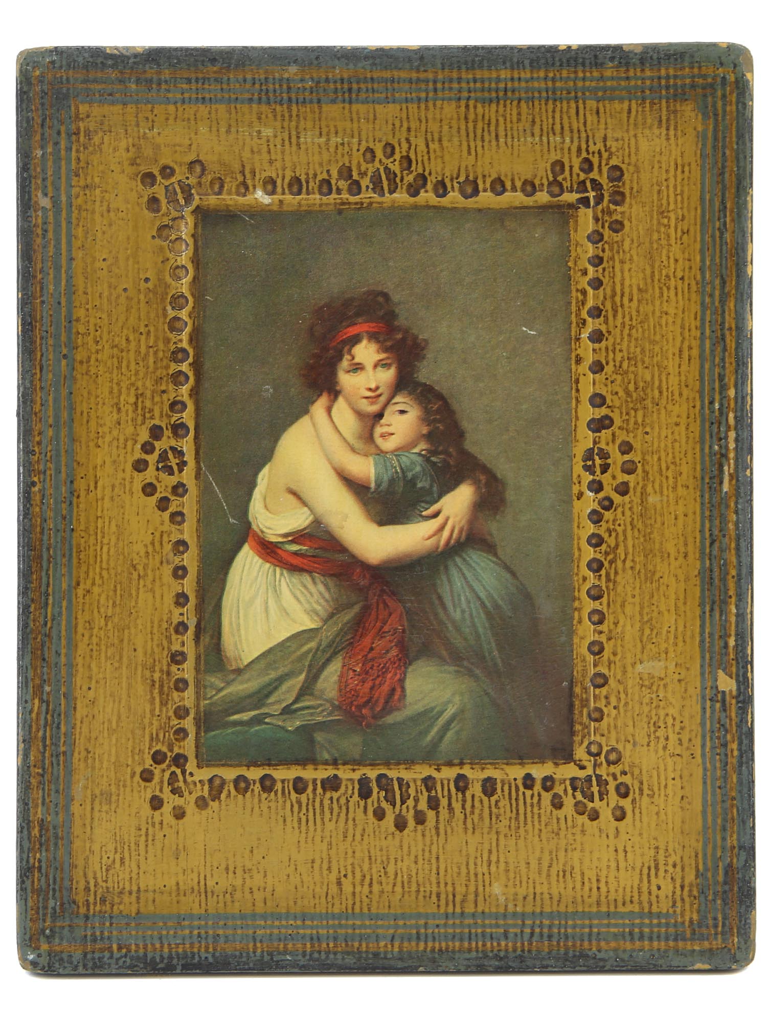 AN ANTIQUE FRENCH PRINT AFTER VIGEE LE BRUN PIC-0